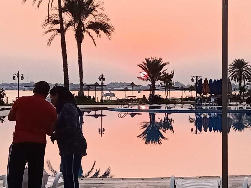 โทลิป อัลฟอร์ซาน ไอส์แลนด์ โฮเต็ล แอนด์ สปา Hotel อิสไมเลีย ภายนอก รูปภาพ Sunset at the Port of San Diego